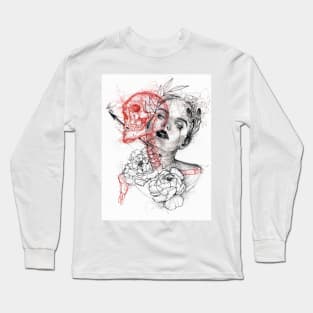 Red Skull Long Sleeve T-Shirt